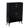 Shoe Cabinet , Shoe storage shelves, Black