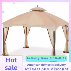 Replacement Canopy for The Massillon Biscayne Gazebo - Standard 350 - Beige Freight free