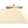 Replacement Canopy for The Massillon Biscayne Gazebo - Standard 350 - Beige Freight free