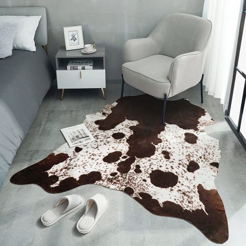 Cowhide Carpet Cow Print Rug American Style for Bedroom Living Room Cute Animal Printed Carpet Faux Cowhide Rugs for Home Decor Cowhide Carpet Cow Print Rug American Style for Bedroom Living Room Cute Animal Printed Carpet Faux Cowhide Rugs for Home Decor