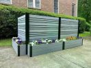 Privacy Screens 6ft H x 4ft W x 1ft Outdoor Freestanding Privacy Fence Screen Panel and Planter Box Kit