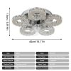 Led Luxury Crystal Ceiling Fan With Lights Remote Control Ceiling Fan Silver European Chandeilers Lamp for Home Livingroom Lumin