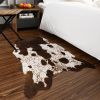 Imitation Animal Skin Pelt Cow Shaped carpet Sheepskin Area Rug room decor carpets for living room rugs for Bedroom floor mats