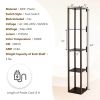 64 Inch Floor Lamp with 3-Level Dimmable LED Bulbs and Rotatable LED Poles