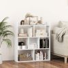 Open-back Bookshelf with 7 Cubes for Living Room