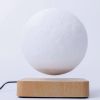 T30 Levitating Moon Lamp Night Light Floating 3D Printing LED Moon Lamp with Wooden Base and Magnetic with 3 Colors