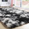 Grass Green Area Rug for Bedroom,4'X6',Fluffy Shag for Living Room,Furry Carpet for Kids Room,Shaggy Throw Rug for Nursery